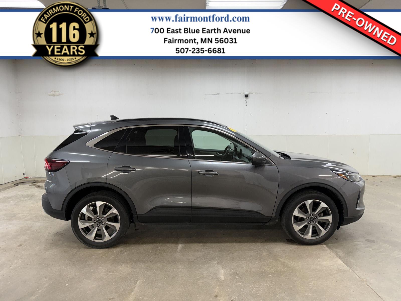 Carbonized Gray Metallic 2023 Ford Escape SUV / Crossover All-Wheel Drive Continuously Variable Transmission