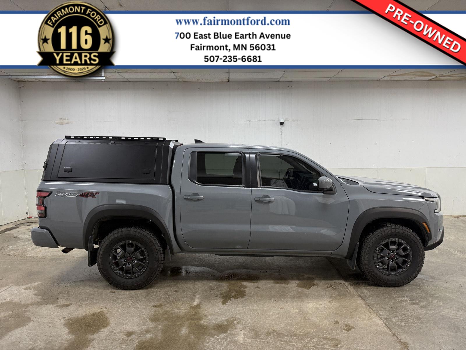 Boulder Gray Pearl 2024 Nissan Frontier Pickup Truck Four-Wheel Drive Automatic