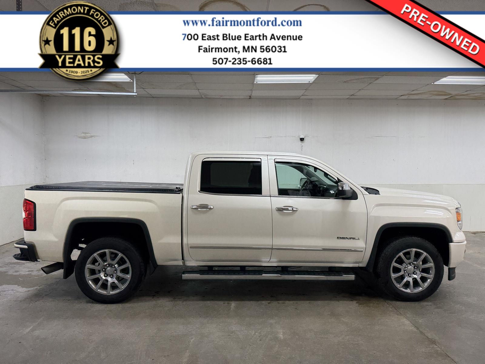 White Diamond Tricoat 2014 GMC Sierra 1500 Pickup Truck Four-Wheel Drive 6-Speed Automatic