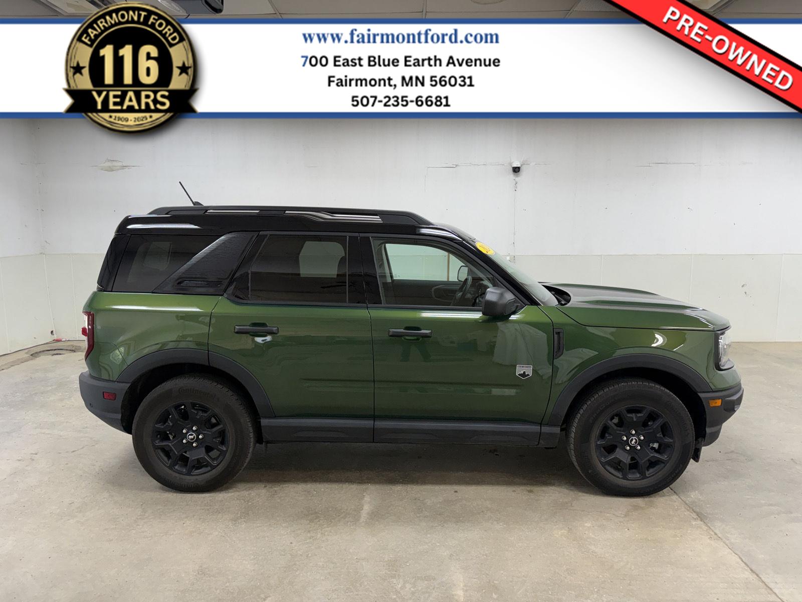 Eruption Green Metallic 2024 Ford Bronco Sport SUV / Crossover All-Wheel Drive 8-Speed Automatic