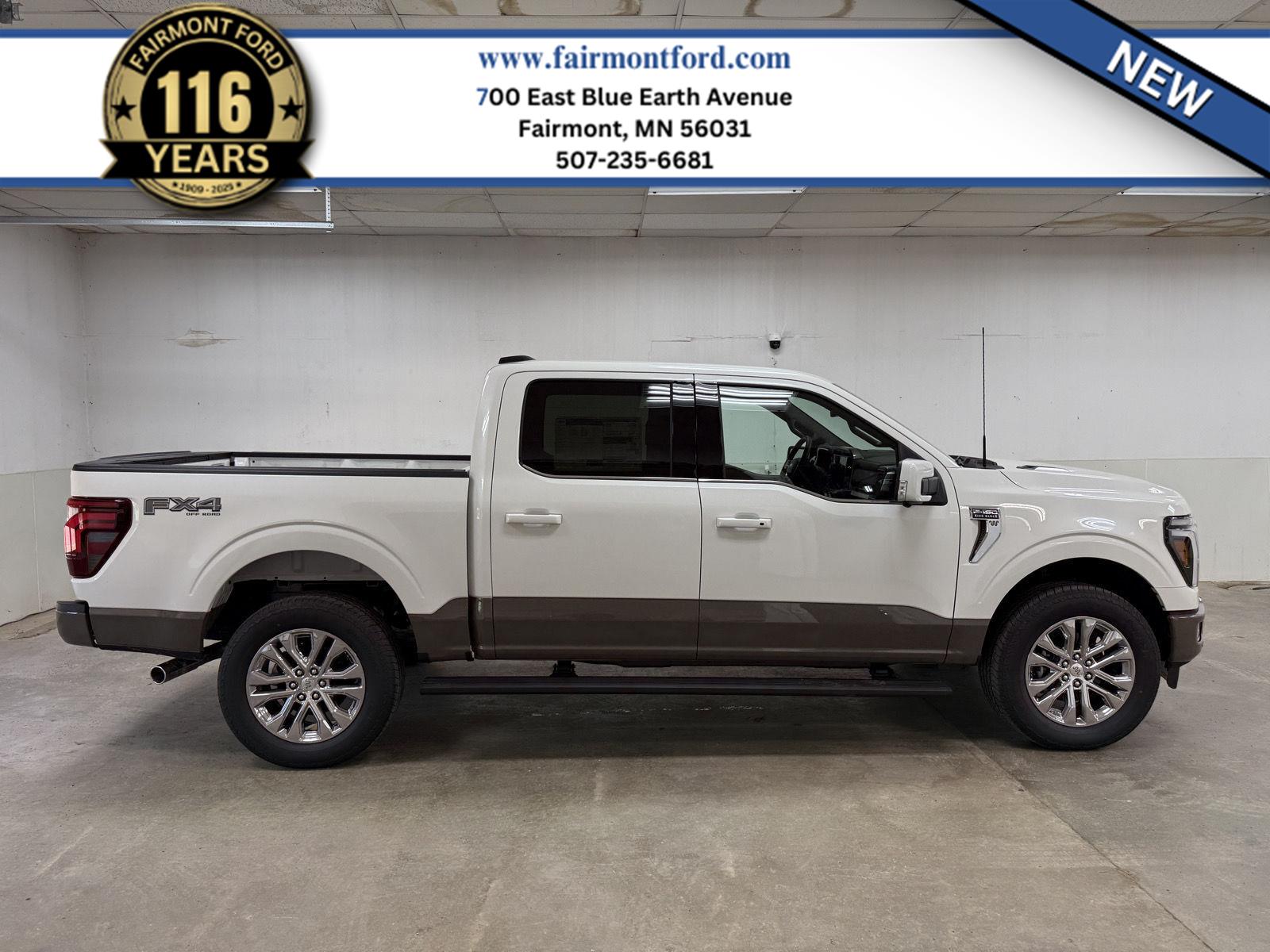 Star White Metallic Tri-Coat 2026 Ford F-150 Pickup Truck Four-Wheel Drive Automatic