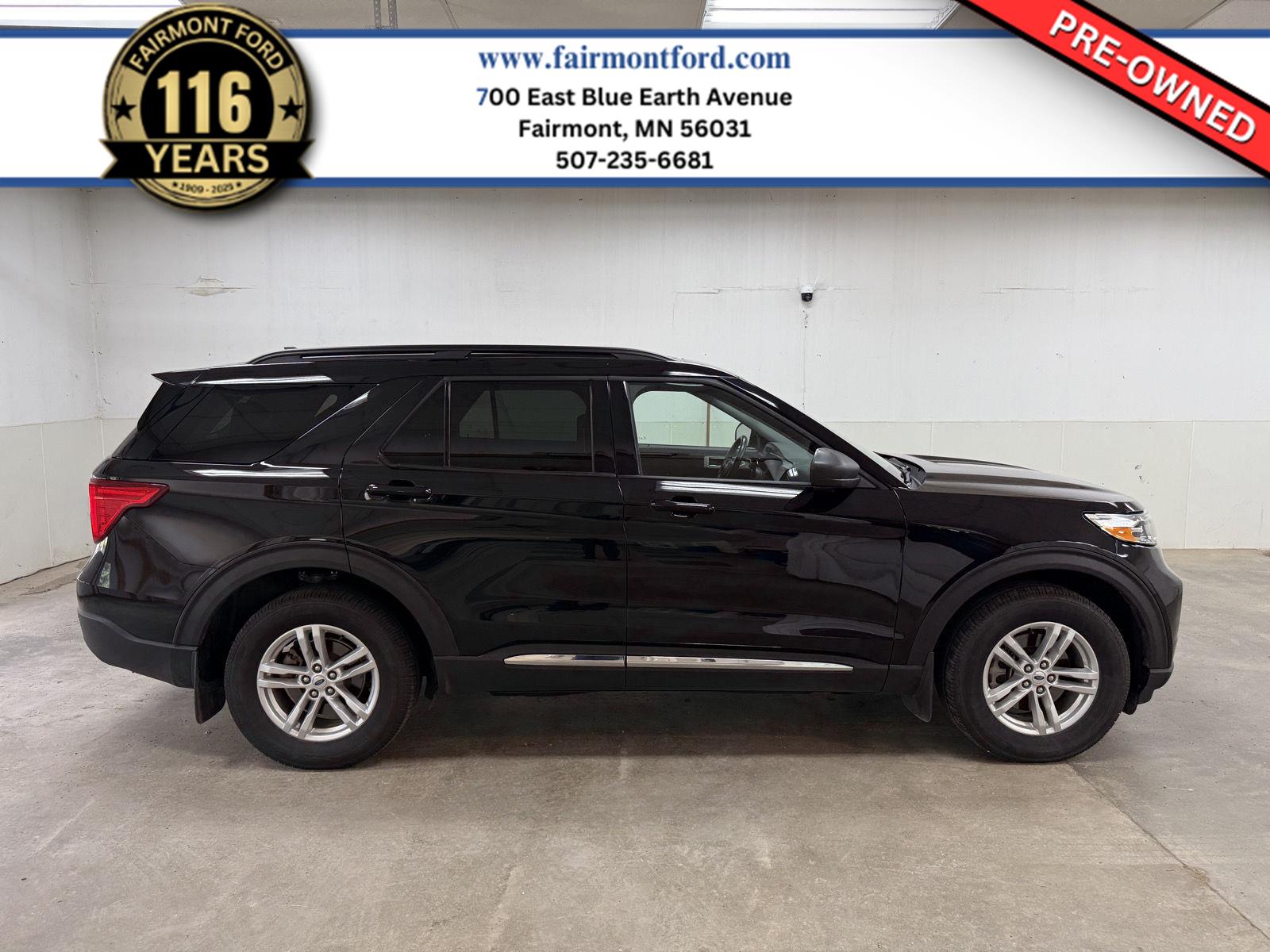 Agate Black Metallic 2022 Ford Explorer SUV / Crossover All-Wheel Drive Automatic