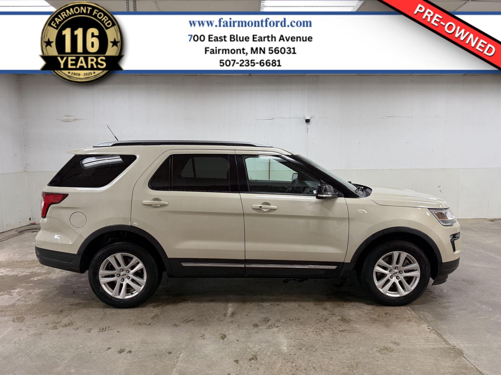 Gray (Platinum Dune Metallic Tri-Coat) 2018 Ford Explorer SUV / Crossover All-Wheel Drive 6-Speed Automatic