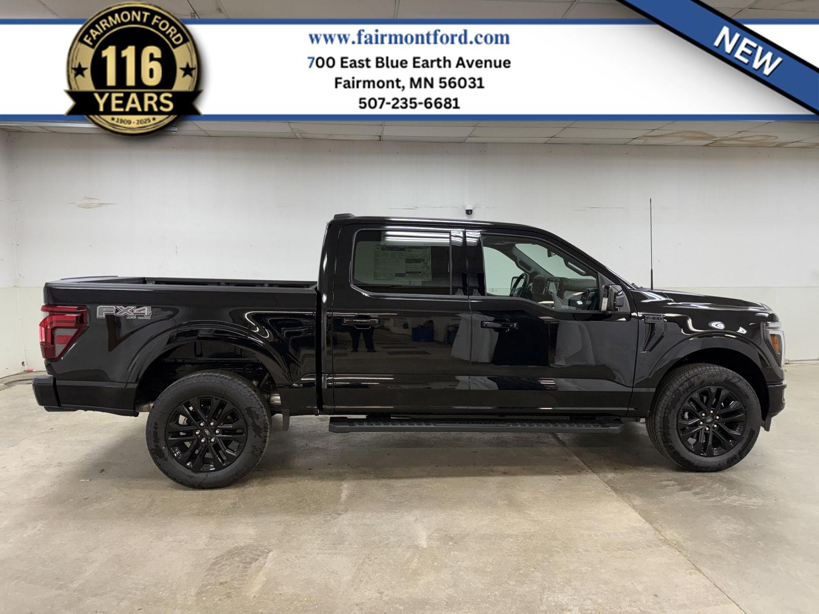 Agate Black Metallic 2026 Ford F-150 Pickup Truck Four-Wheel Drive Automatic