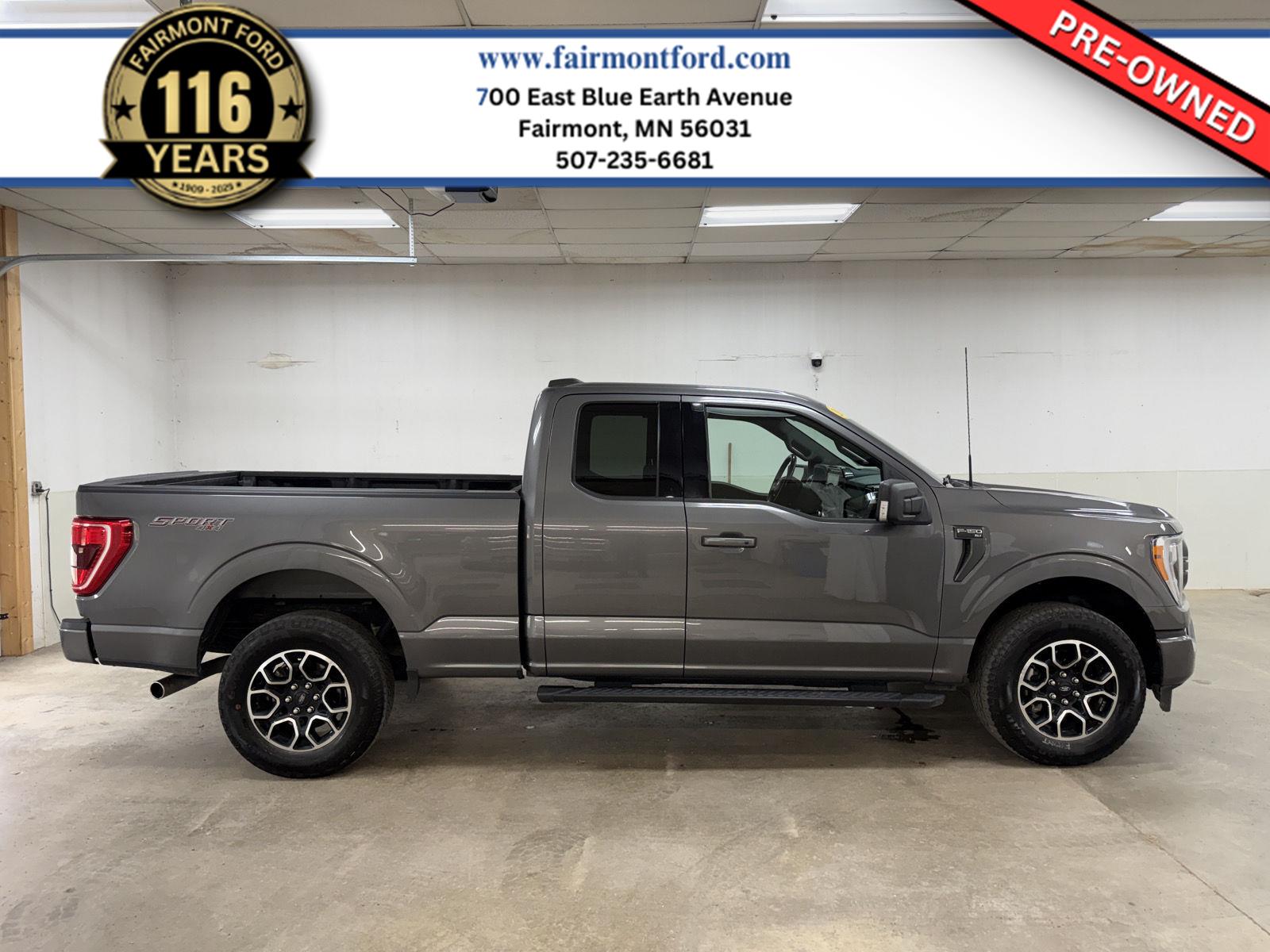 Carbonized Gray Metallic 2023 Ford F-150 Pickup Truck Four-Wheel Drive Automatic