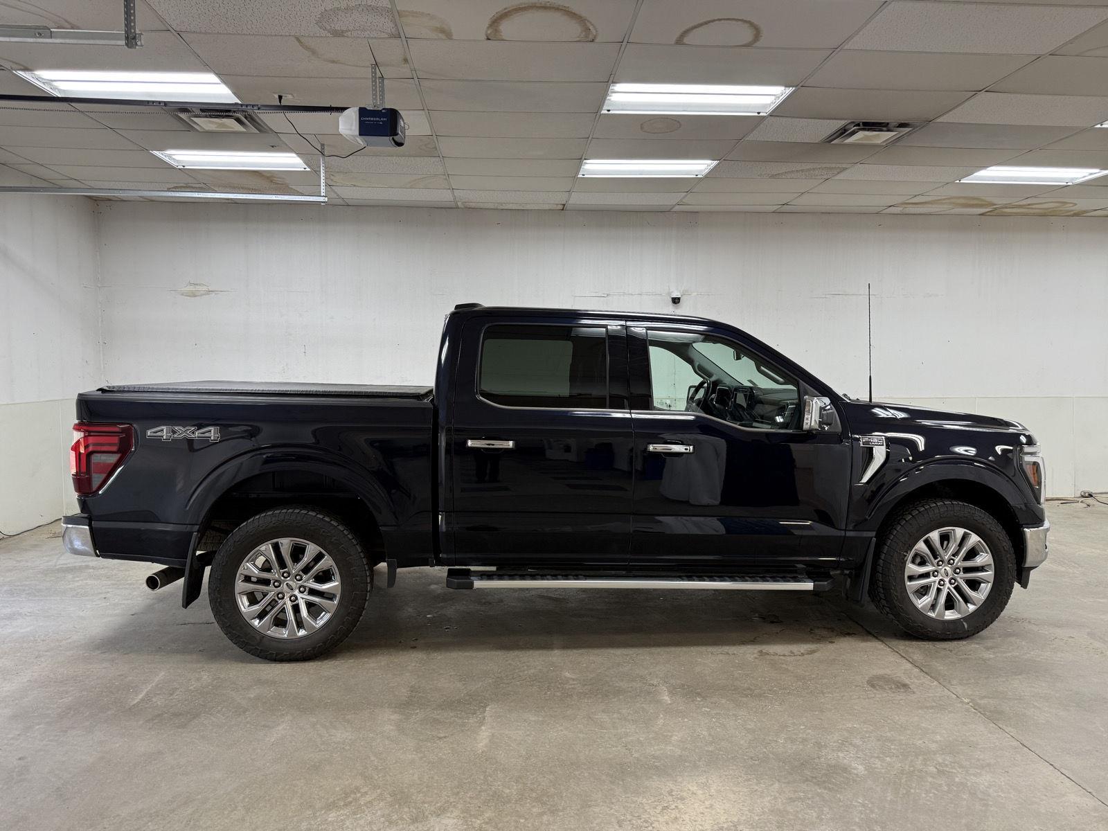 Antimatter Blue Metallic 2024 Ford F-150 Pickup Truck Four-Wheel Drive Automatic