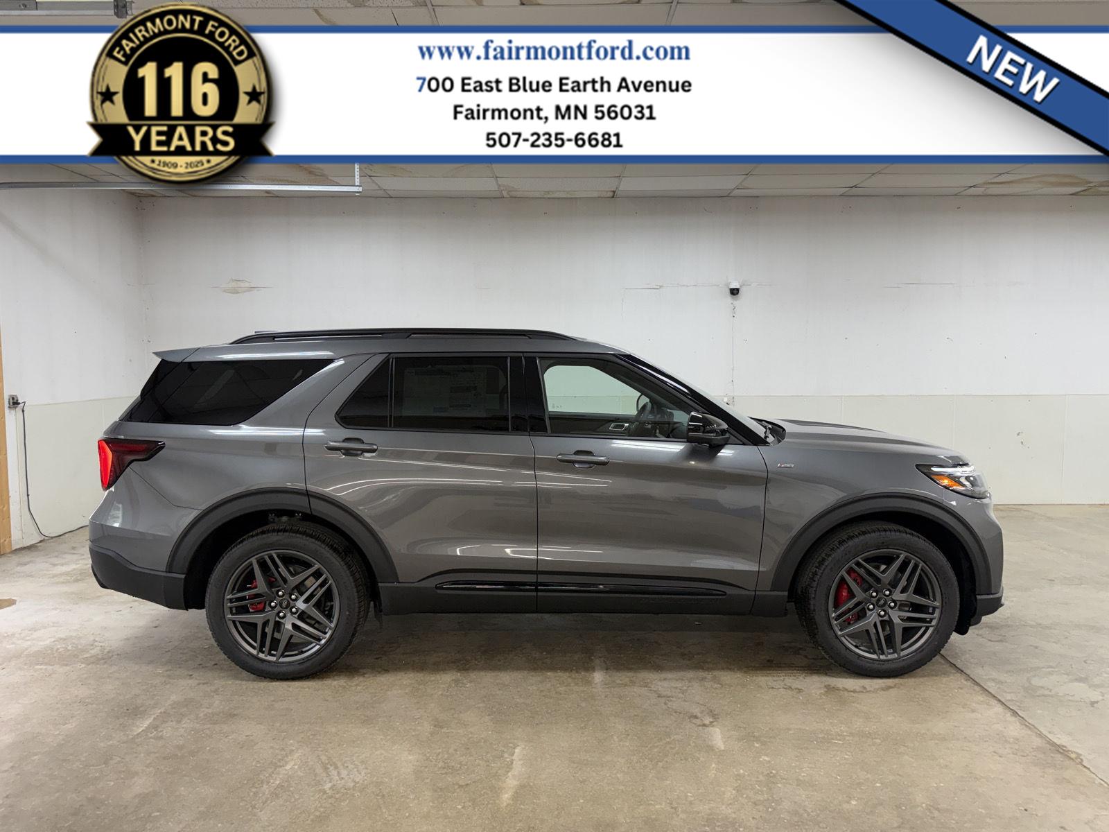Carbonized Gray Metallic 2026 Ford Explorer SUV / Crossover All-Wheel Drive Automatic