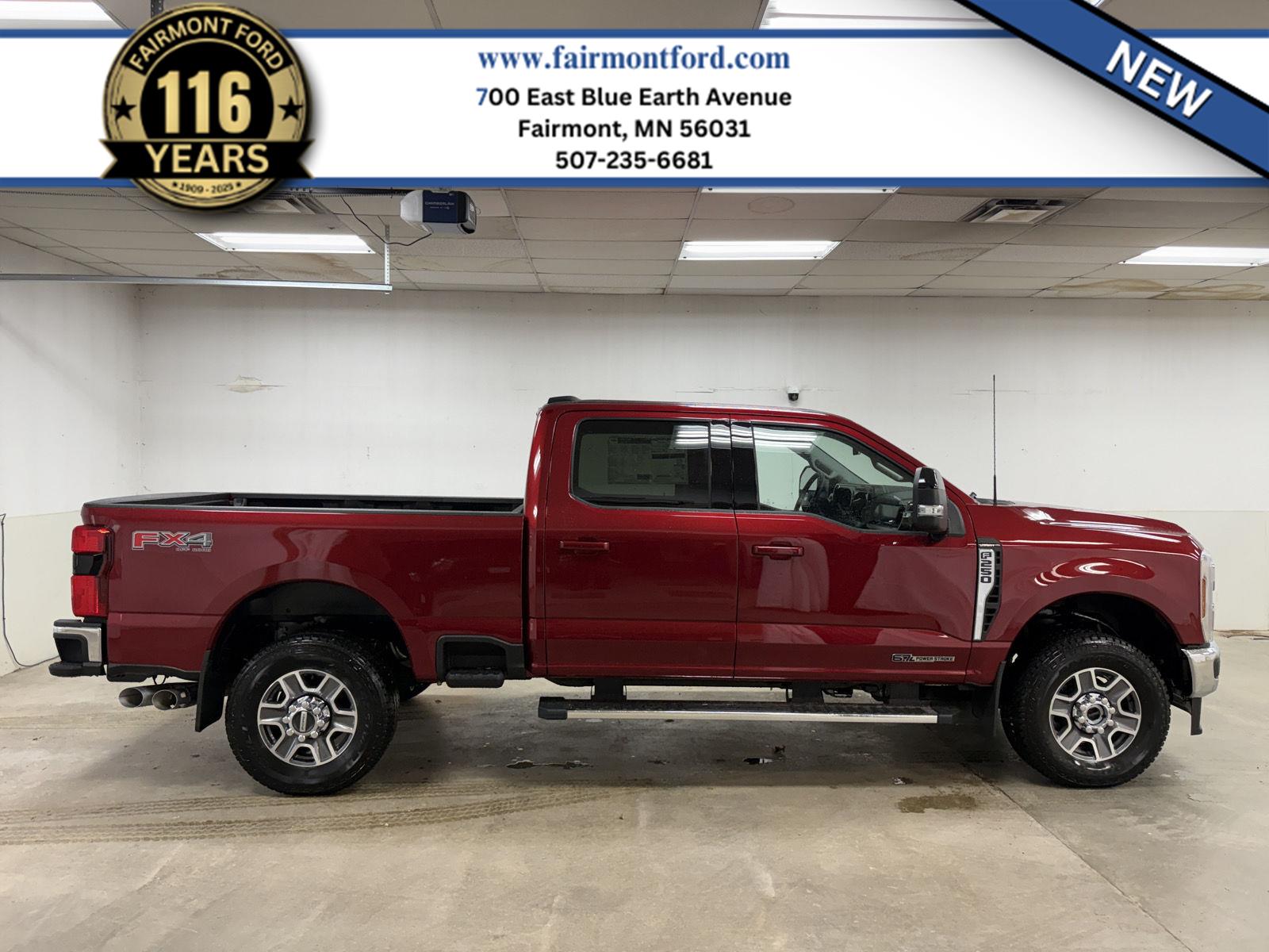 Ruby Red Metallic Tinted Clearcoat 2026 Ford F-250 Super Duty Pickup Truck Four-Wheel Drive Automatic