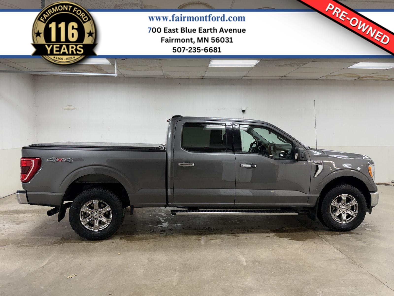 Carbonized Gray Metallic 2021 Ford F-150 Pickup Truck Four-Wheel Drive Automatic