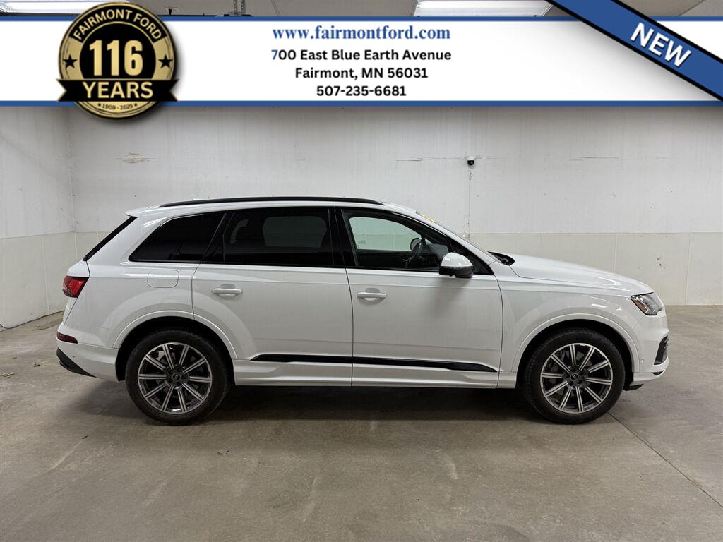 Carrara White 2023 Audi Q7 SUV / Crossover All-Wheel Drive Automatic