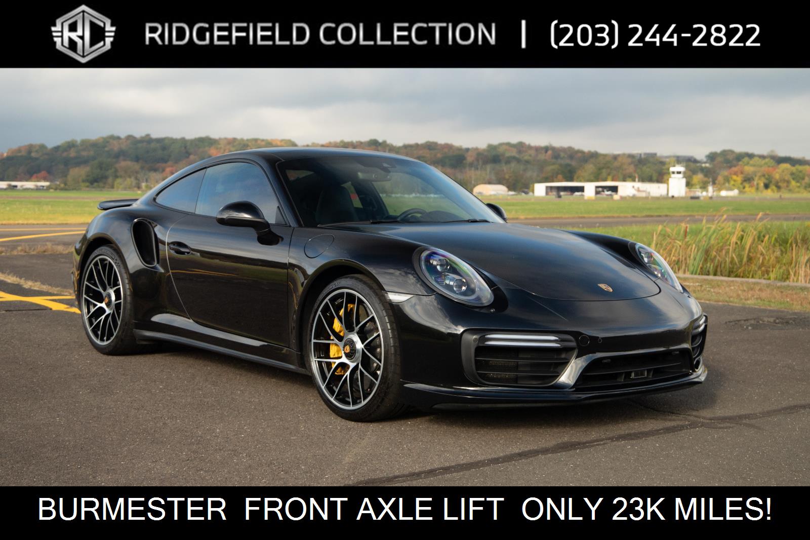 Jet Black Metallic 2018 Porsche 911 Turbo S Coupe AWD Coupe All-Wheel Drive Automatic