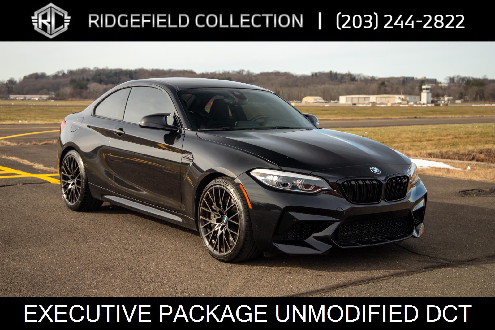 Black Sapphire Metallic 2020 BMW M2 Competition RWD Coupe Rear-Wheel Drive Automatic