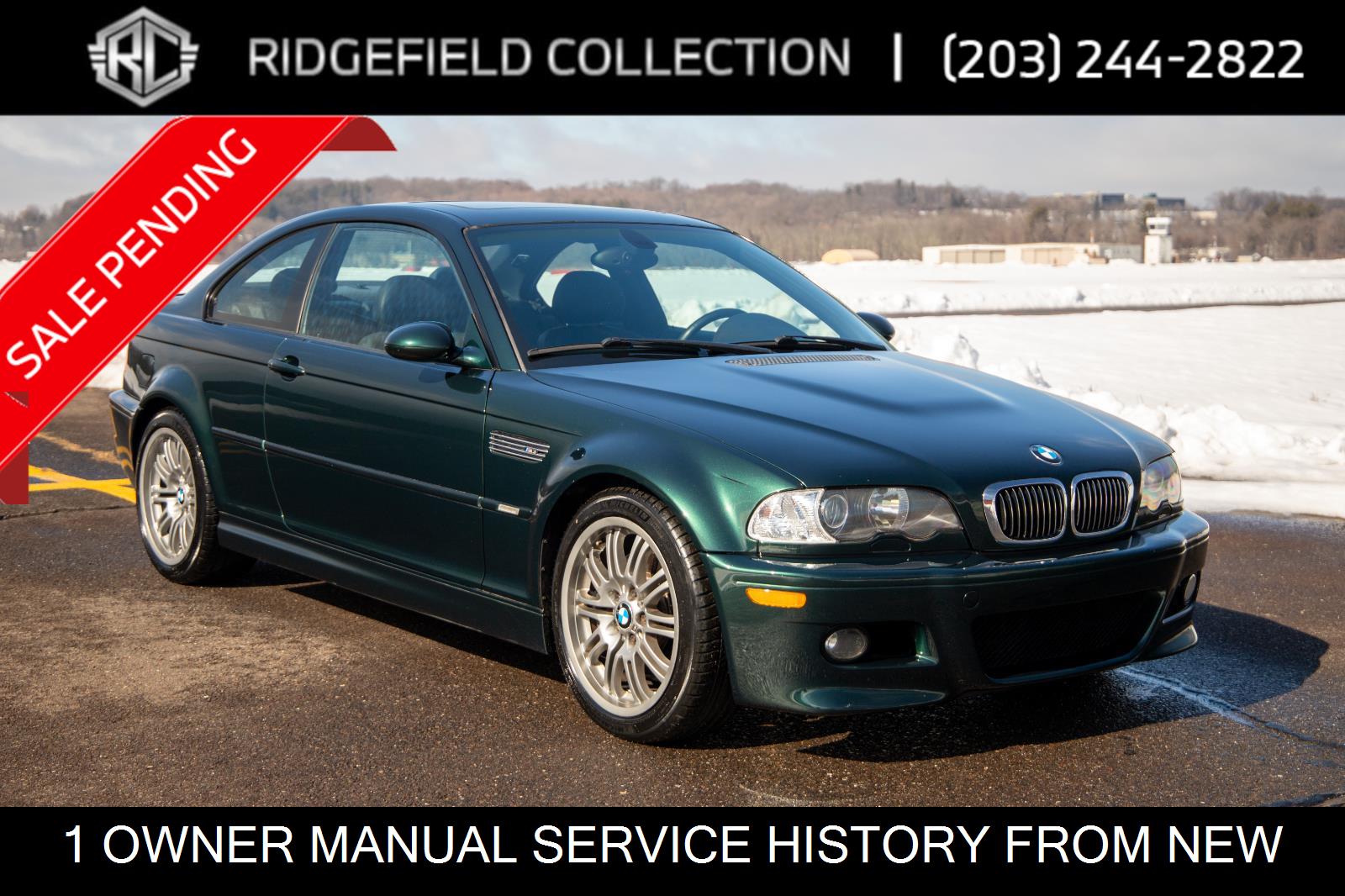 Green 2002 BMW M3 Coupe RWD Coupe Rear-Wheel Drive 6-Speed Manual Overdrive