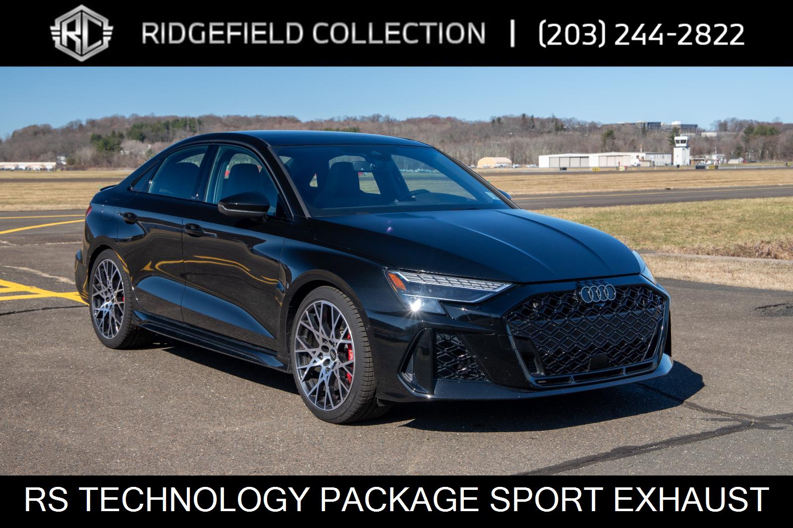 Mythos Black Metallic 2025 Audi RS 3 2.5T quattro Sedan All-Wheel Drive Automatic