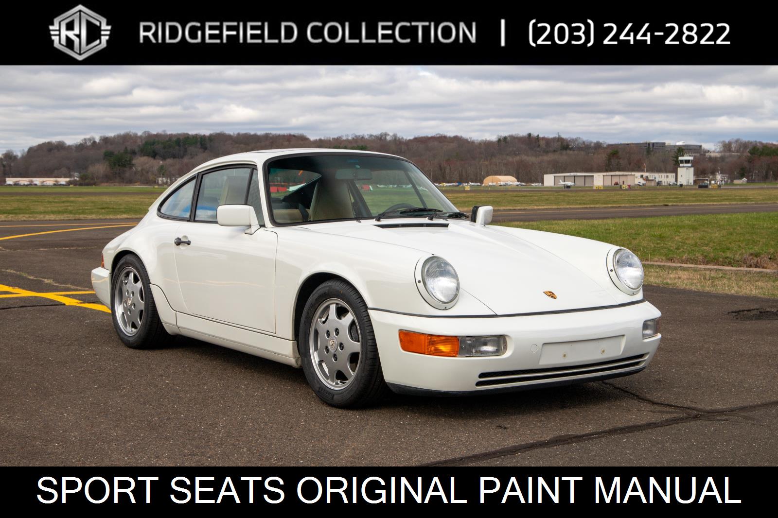 White 1990 Porsche 911 Coupe