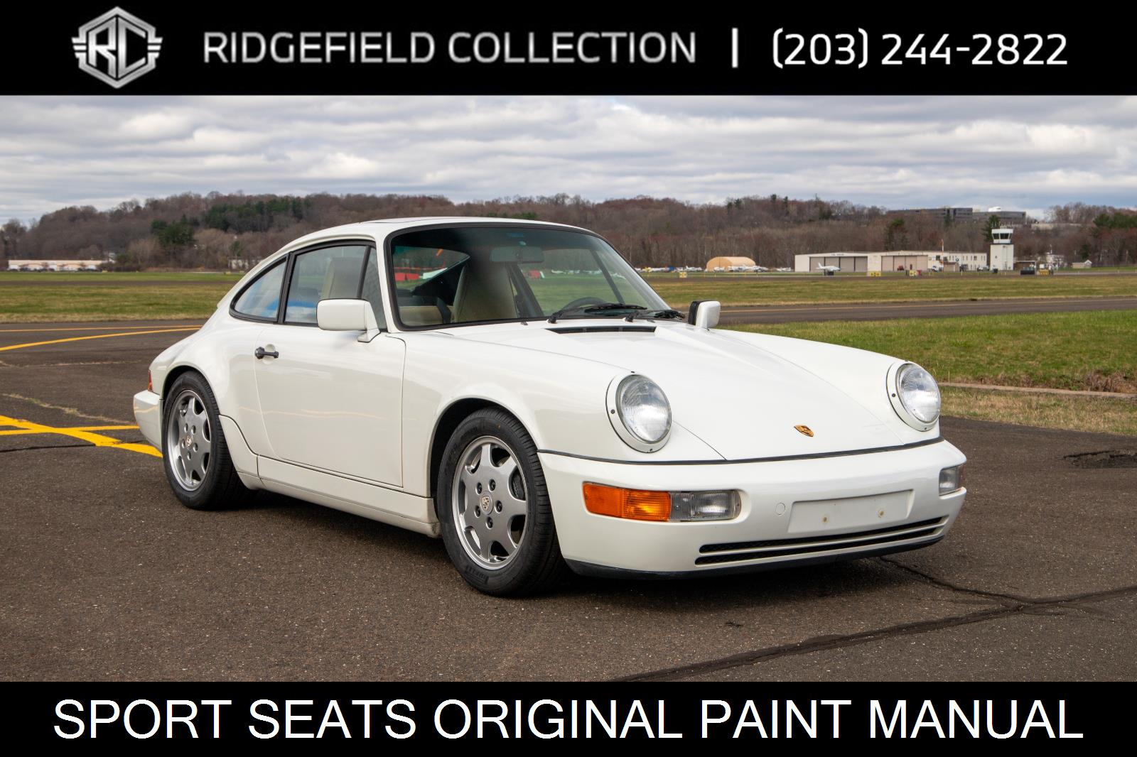 White 1990 Porsche 911 Coupe