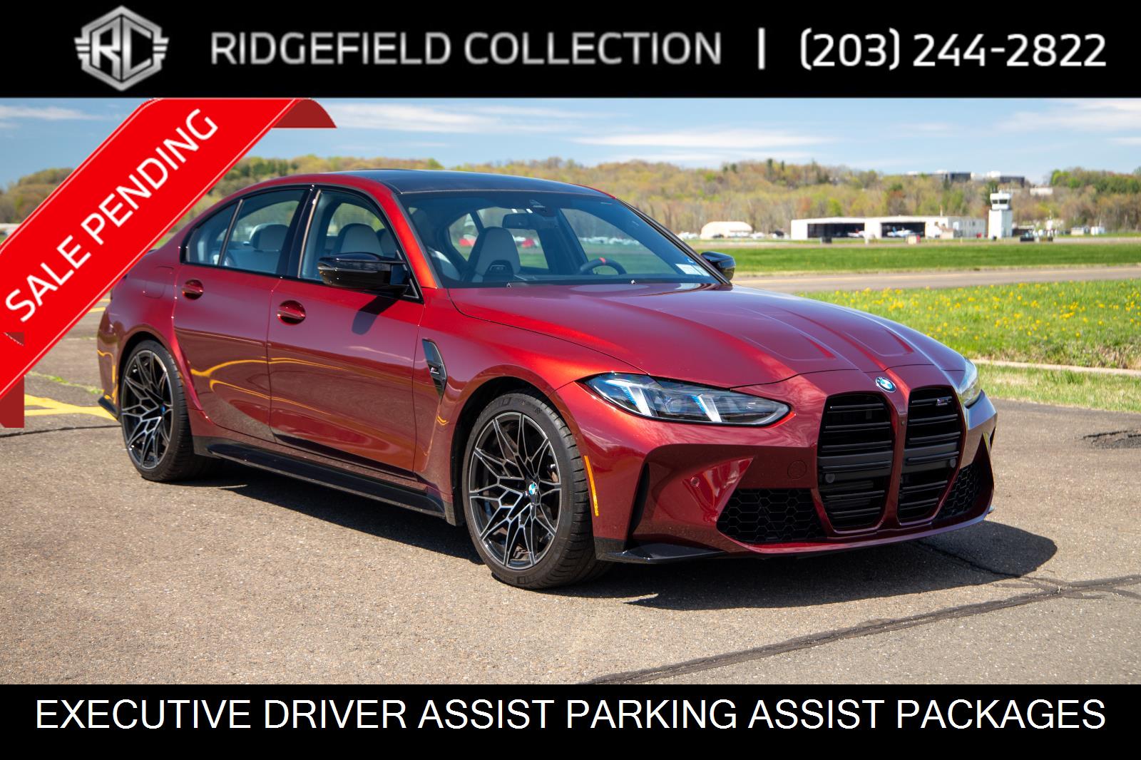 Aventurin Red Metallic 2025 BMW M3 Competition RWD Sedan Rear-Wheel Drive Automatic