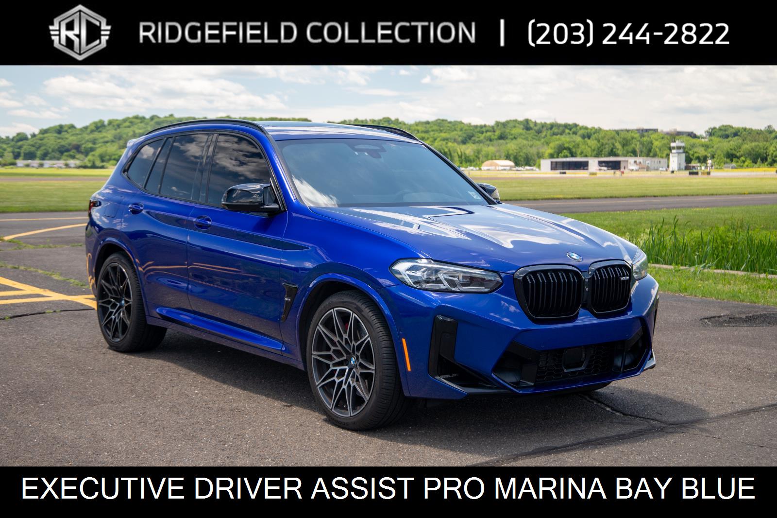 Marina Bay Blue Metallic 2022 BMW X3 M SUV / Crossover All-Wheel Drive Automatic
