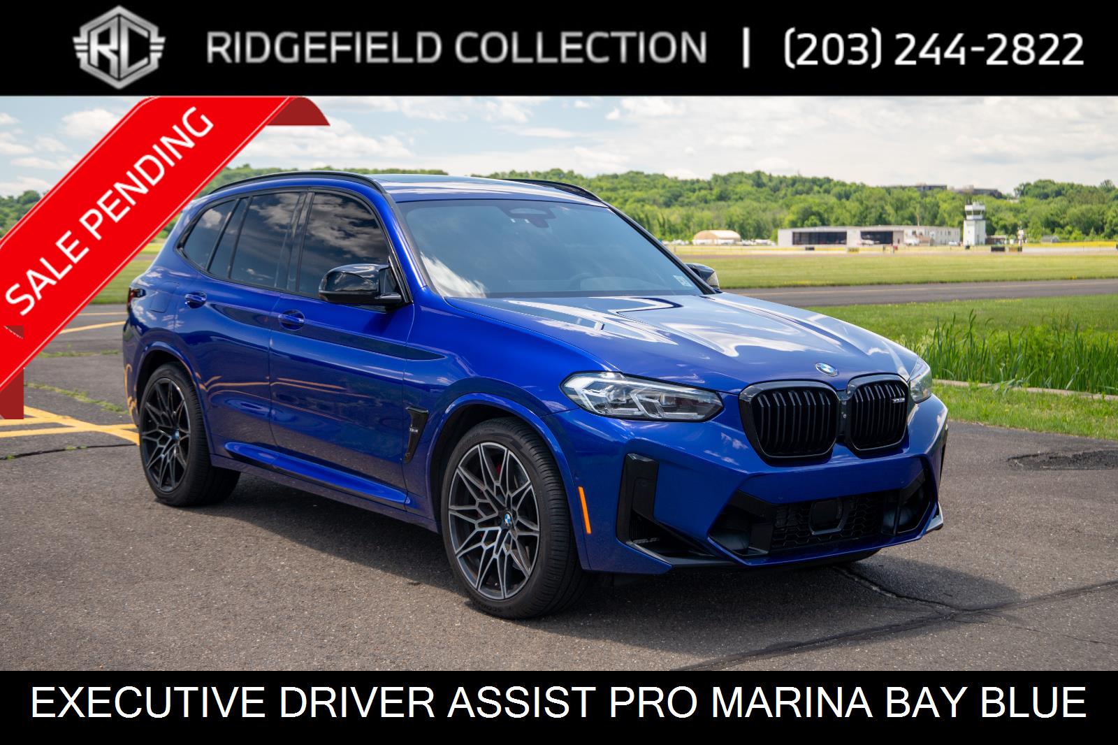 Marina Bay Blue Metallic 2022 BMW X3 M SUV / Crossover All-Wheel Drive Automatic