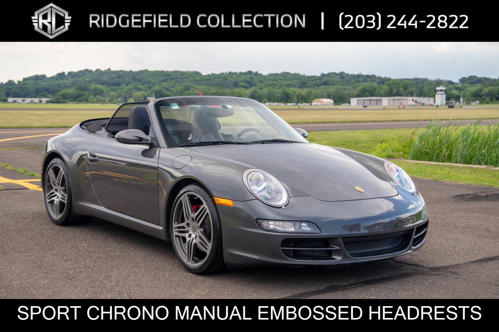 Gray 2007 Porsche 911 Convertible 6-Speed Manual