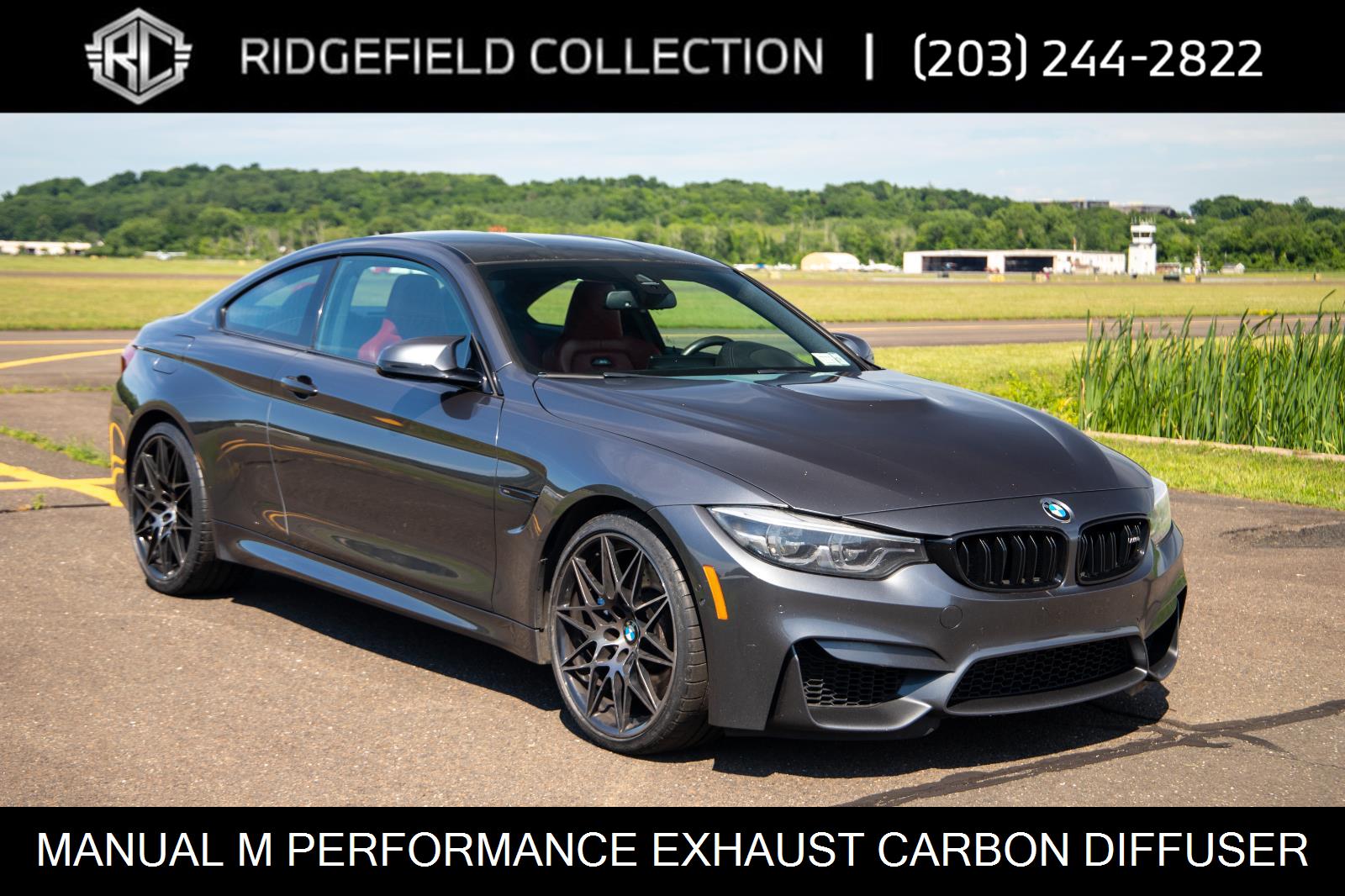 Mineral Gray Metallic 2018 BMW M4 Coupe Rear-Wheel Drive 6-Speed Manual