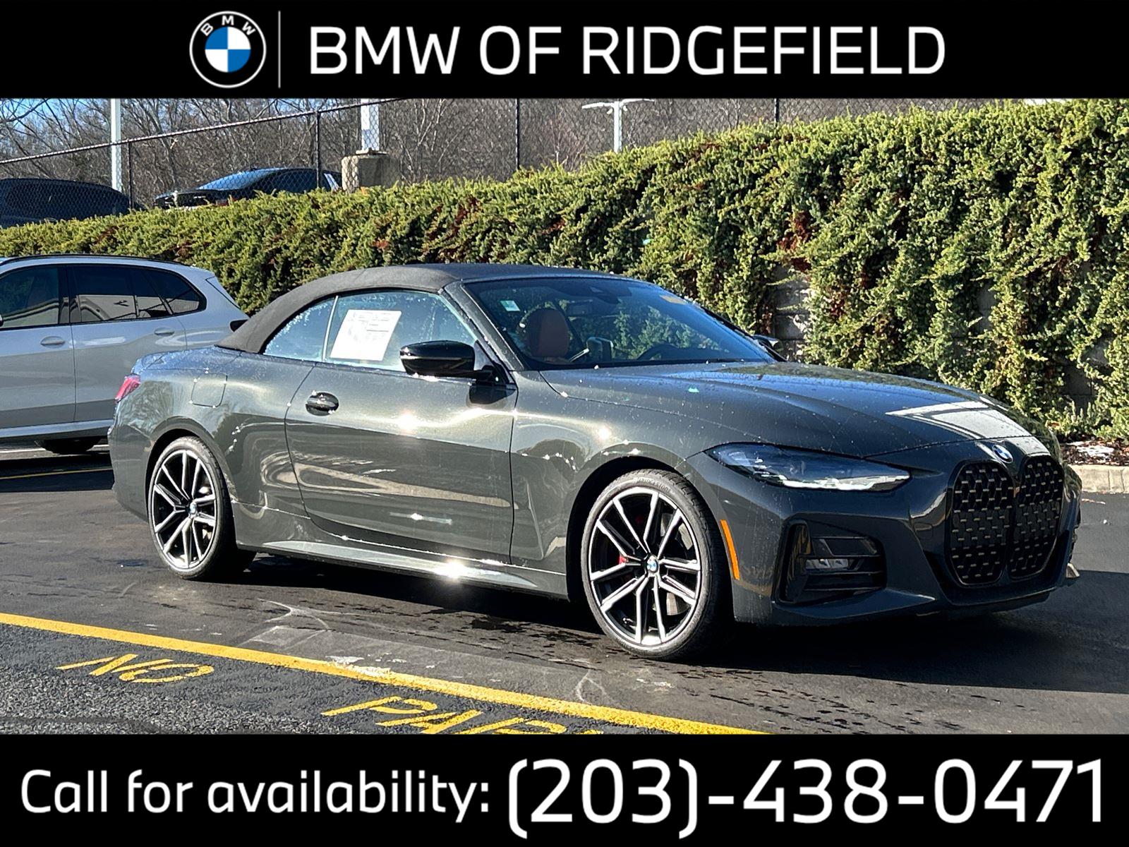 Gray (Individual Dravit Grey Metallic) 2023 BMW 4 Series 430i Convertible xDrive Convertible All-Wheel Drive Automatic
