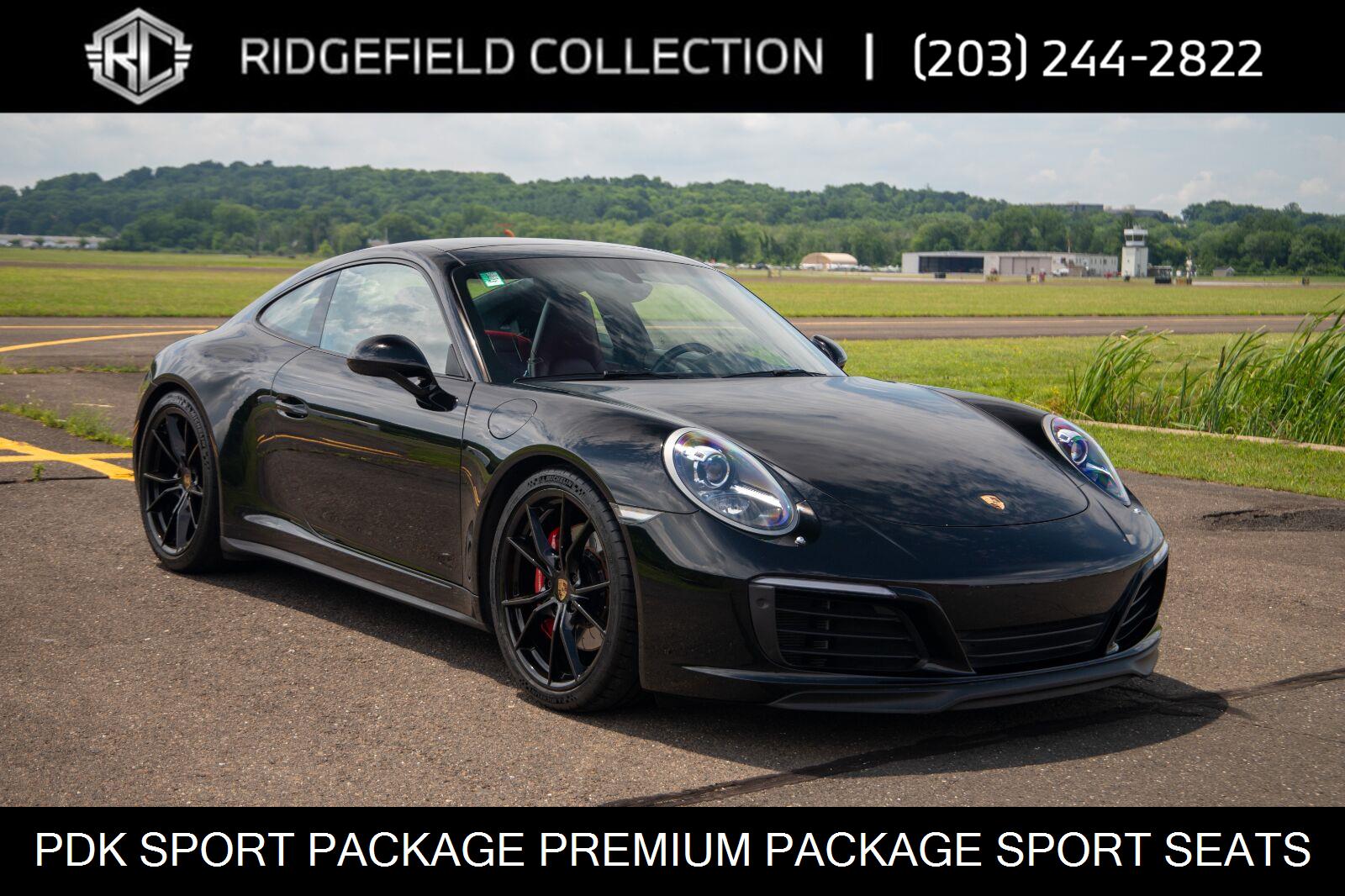 Black 2017 Porsche 911 Coupe All-Wheel Drive 7-Speed Automatic