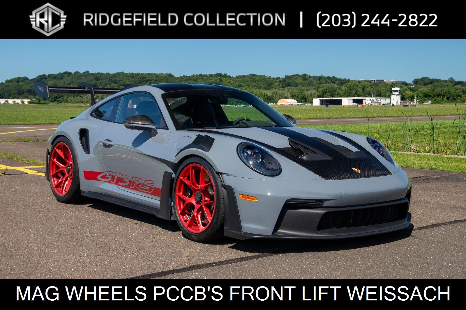Gray (Arctic Grey) 2024 Porsche 911 Coupe Rear-Wheel Drive Automatic