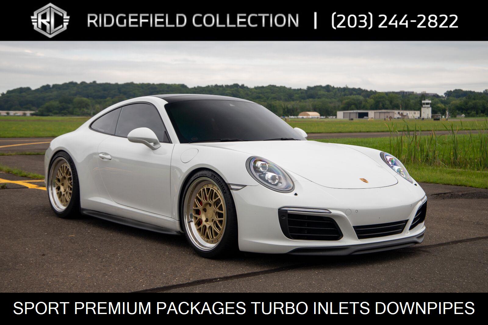 White 2017 Porsche 911 Coupe Rear-Wheel Drive 7-Speed Manual