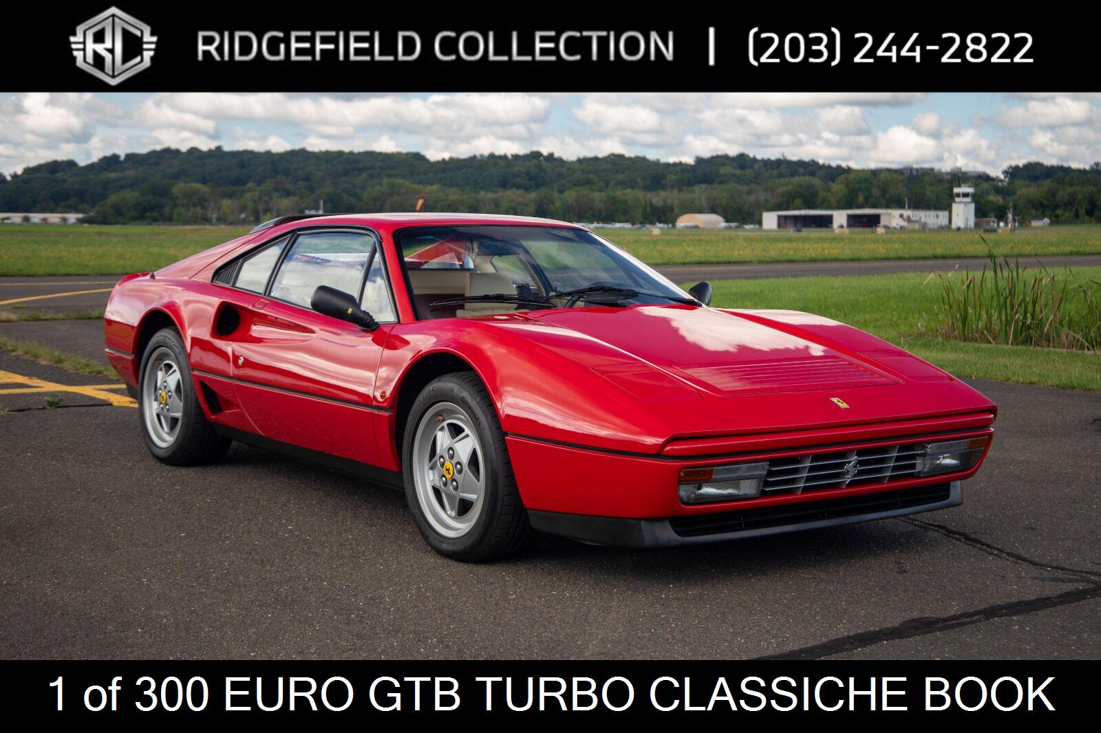 Red 1988 Ferrari 328 Coupe Manual