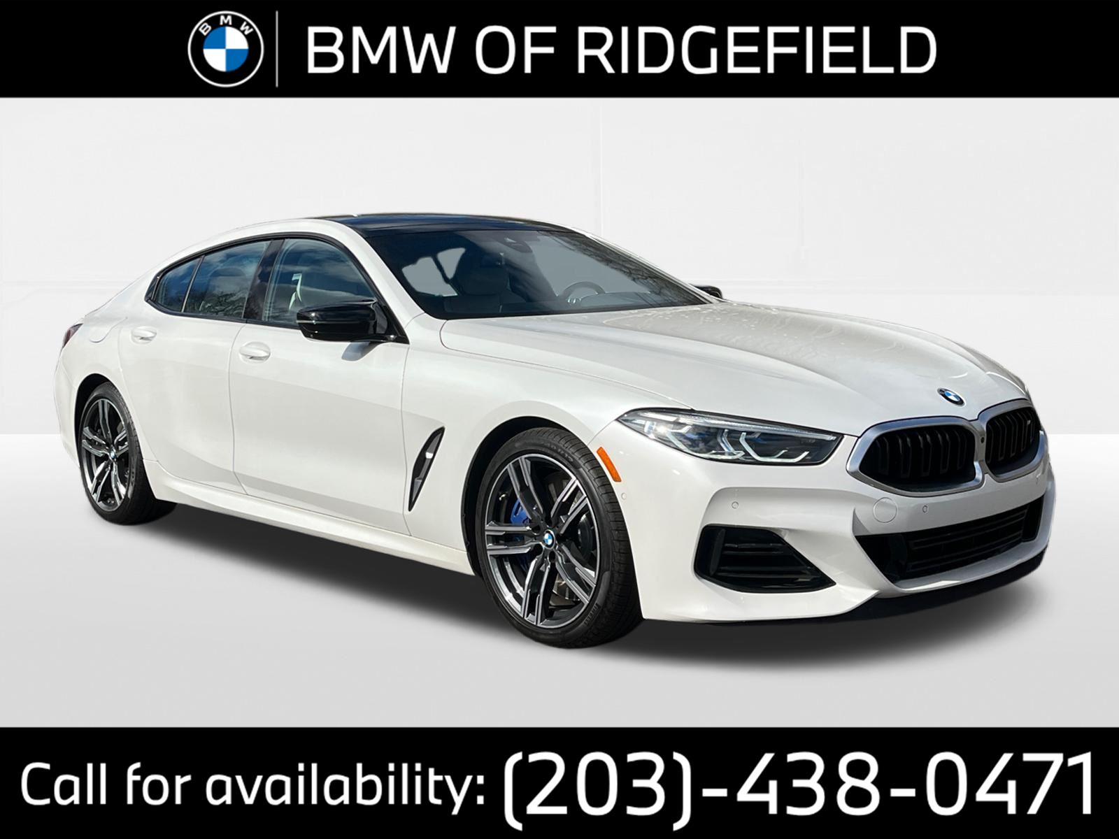 Mineral White Metallic 2023 BMW 8 Series M850i xDrive Gran Coupe AWD Coupe All-Wheel Drive Automatic