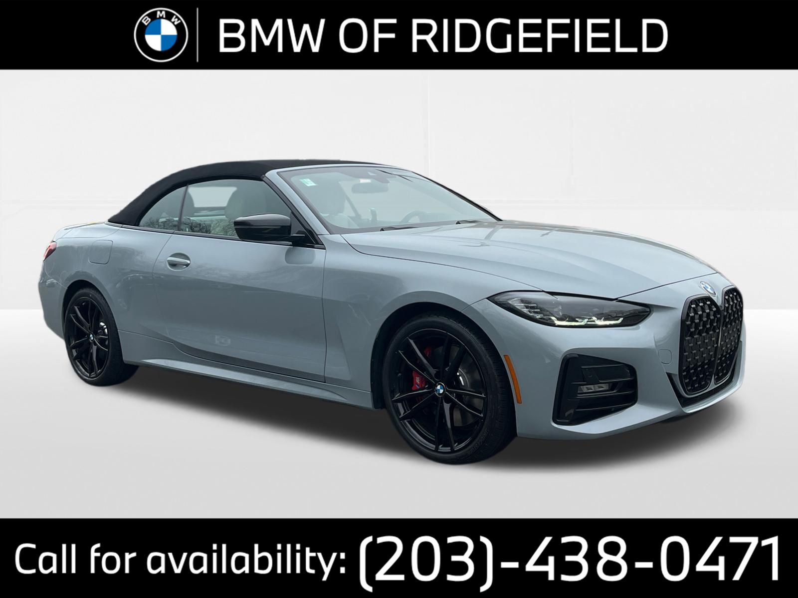 Gray (Brooklyn Grey Metallic) 2022 BMW 4 Series 430i Convertible xDrive Convertible All-Wheel Drive Automatic