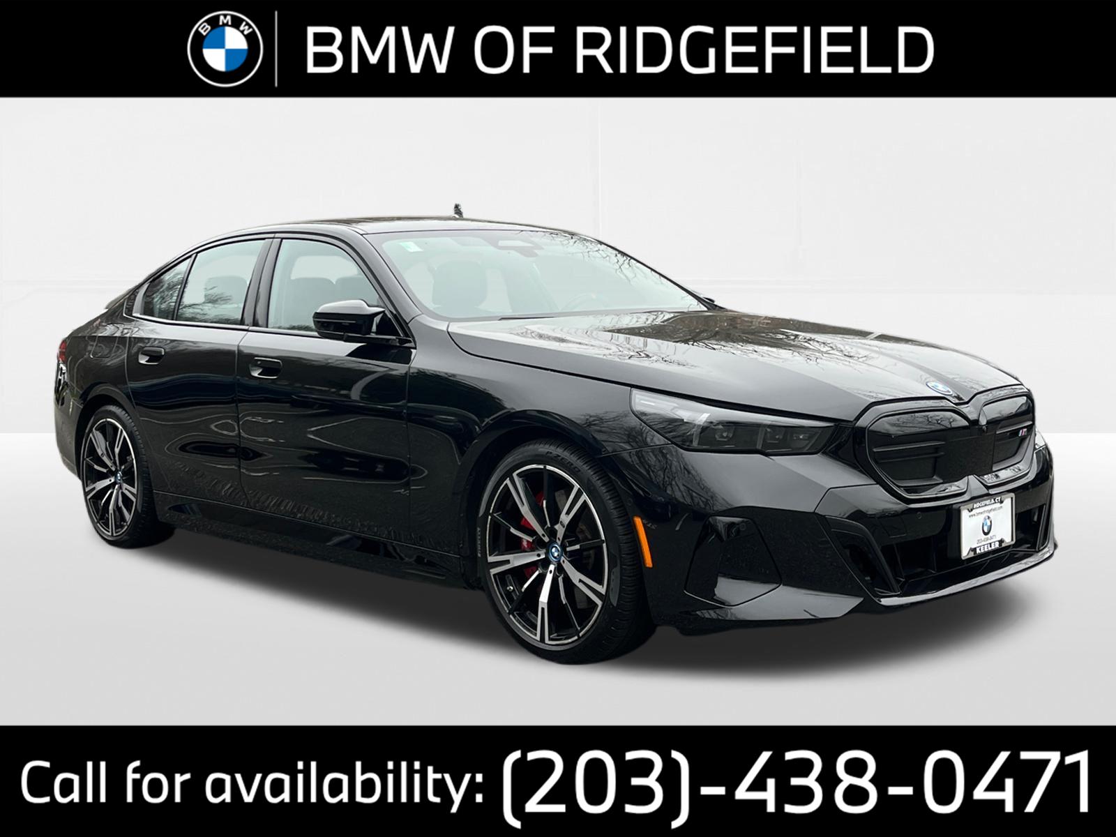 Black Sapphire Metallic 2024 BMW i5 M60 AWD Sedan All-Wheel Drive Automatic