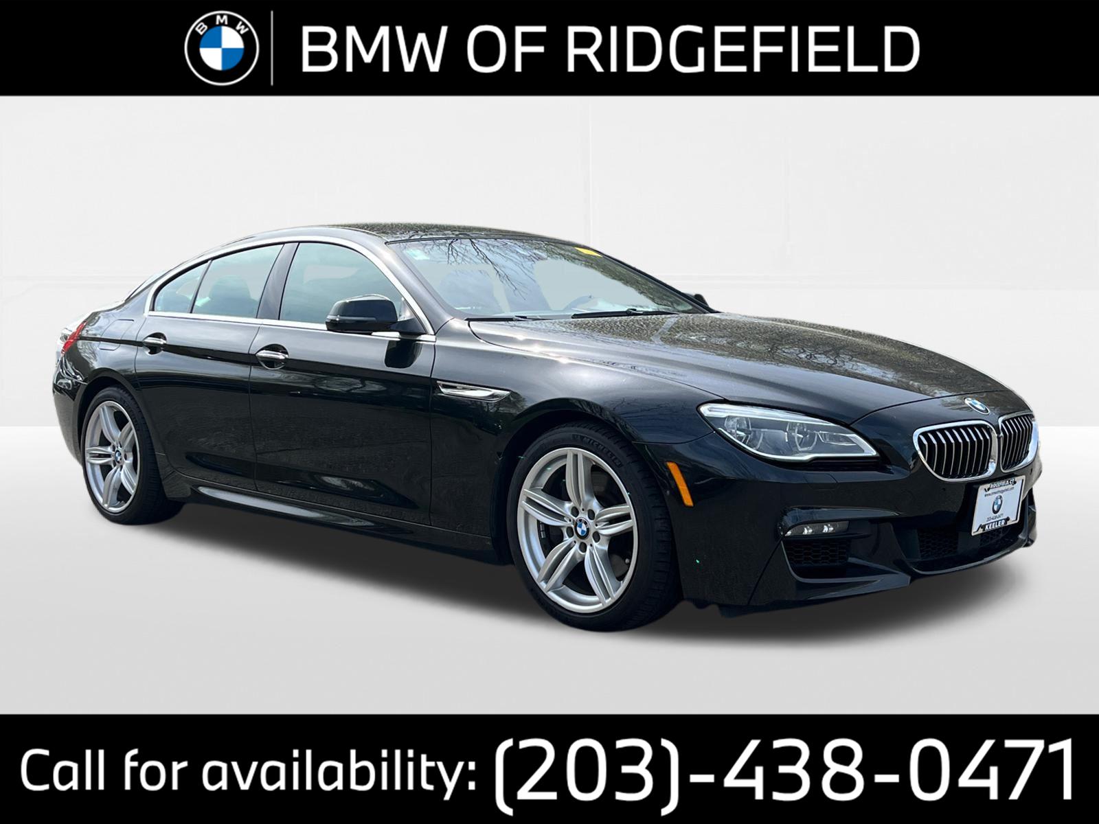 Black Sapphire Metallic 2017 BMW 6 Series 650i xDrive Gran Coupe AWD Sedan All-Wheel Drive Automatic