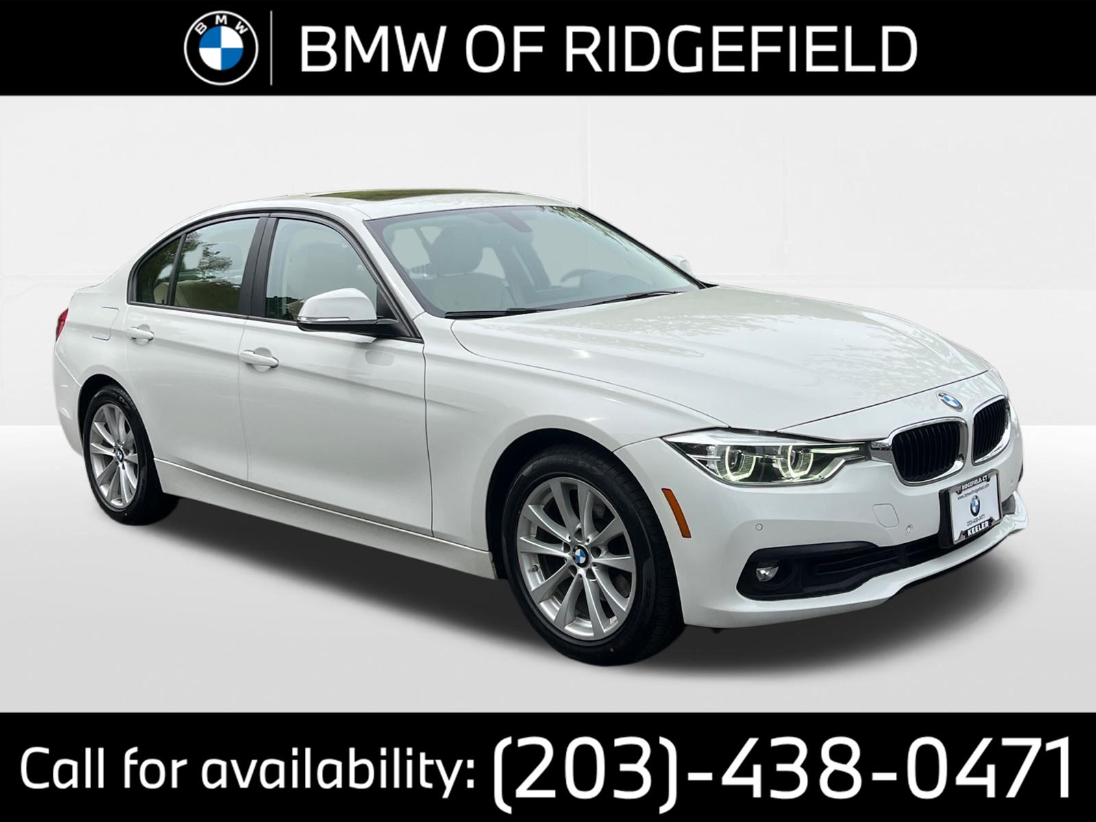 Alpine White 2018 BMW 3 Series Sedan All-Wheel Drive Automatic