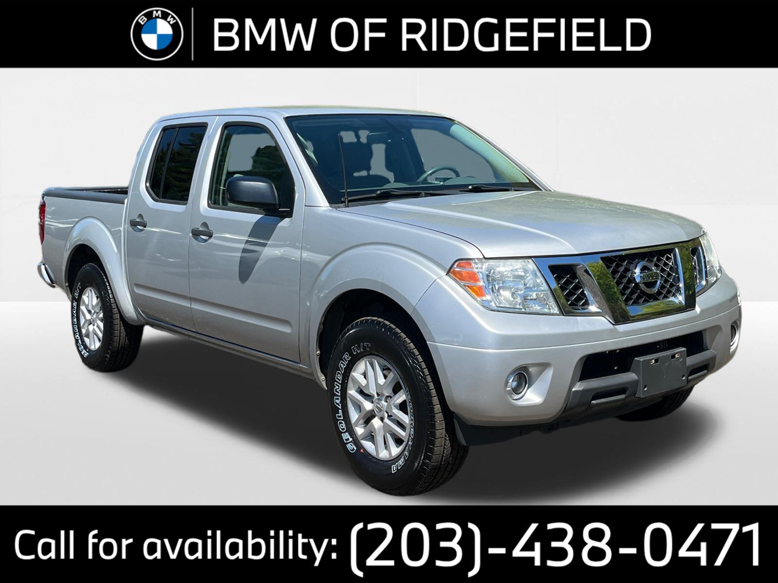 Brilliant Silver Metallic 2019 Nissan Frontier SV V6 Crew Cab 4WD Pickup Truck Four-Wheel Drive Automatic