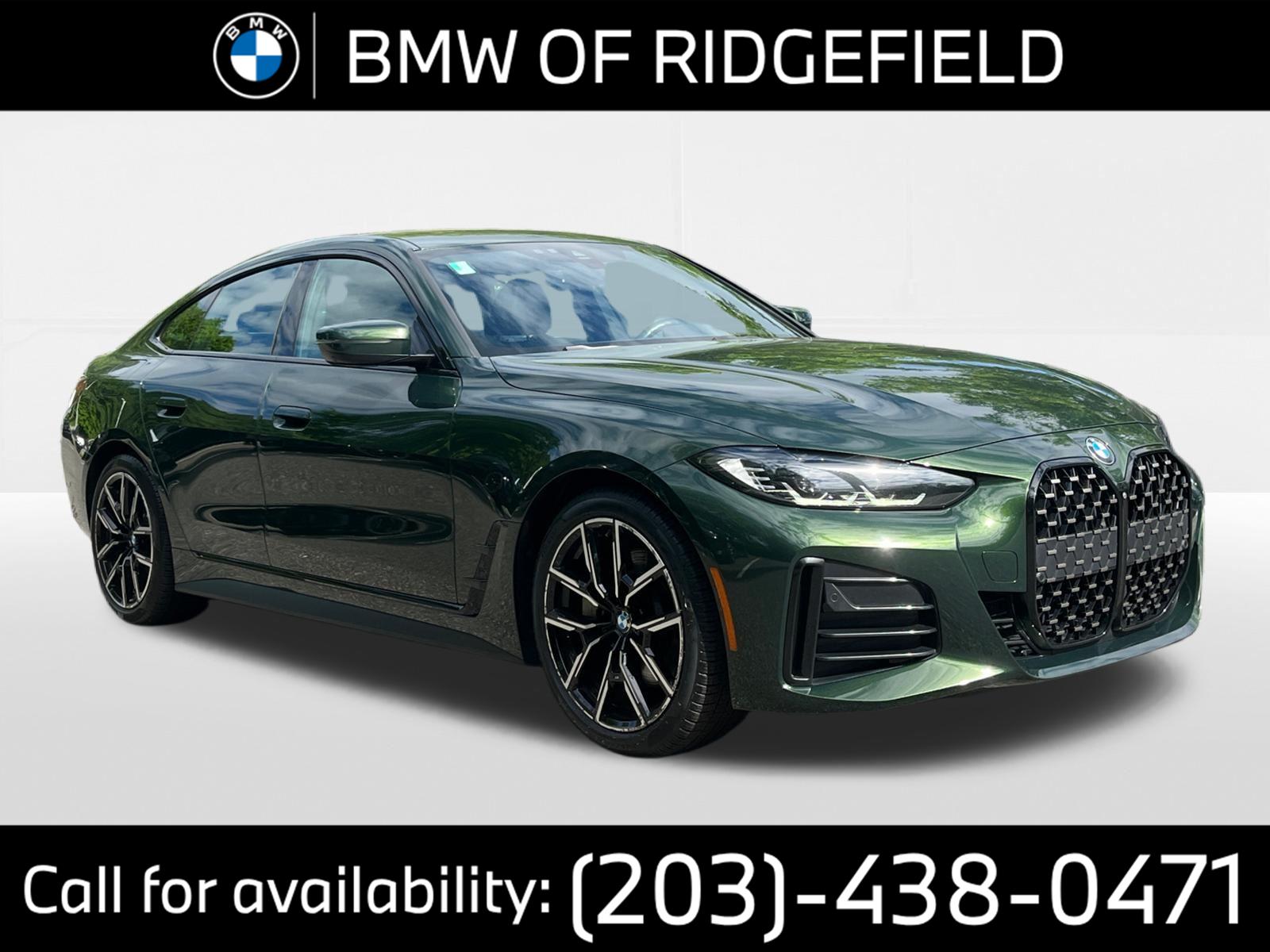 San Remo Green Metallic 2022 BMW 4 Series 430i Gran Coupe RWD Coupe Rear-Wheel Drive Automatic