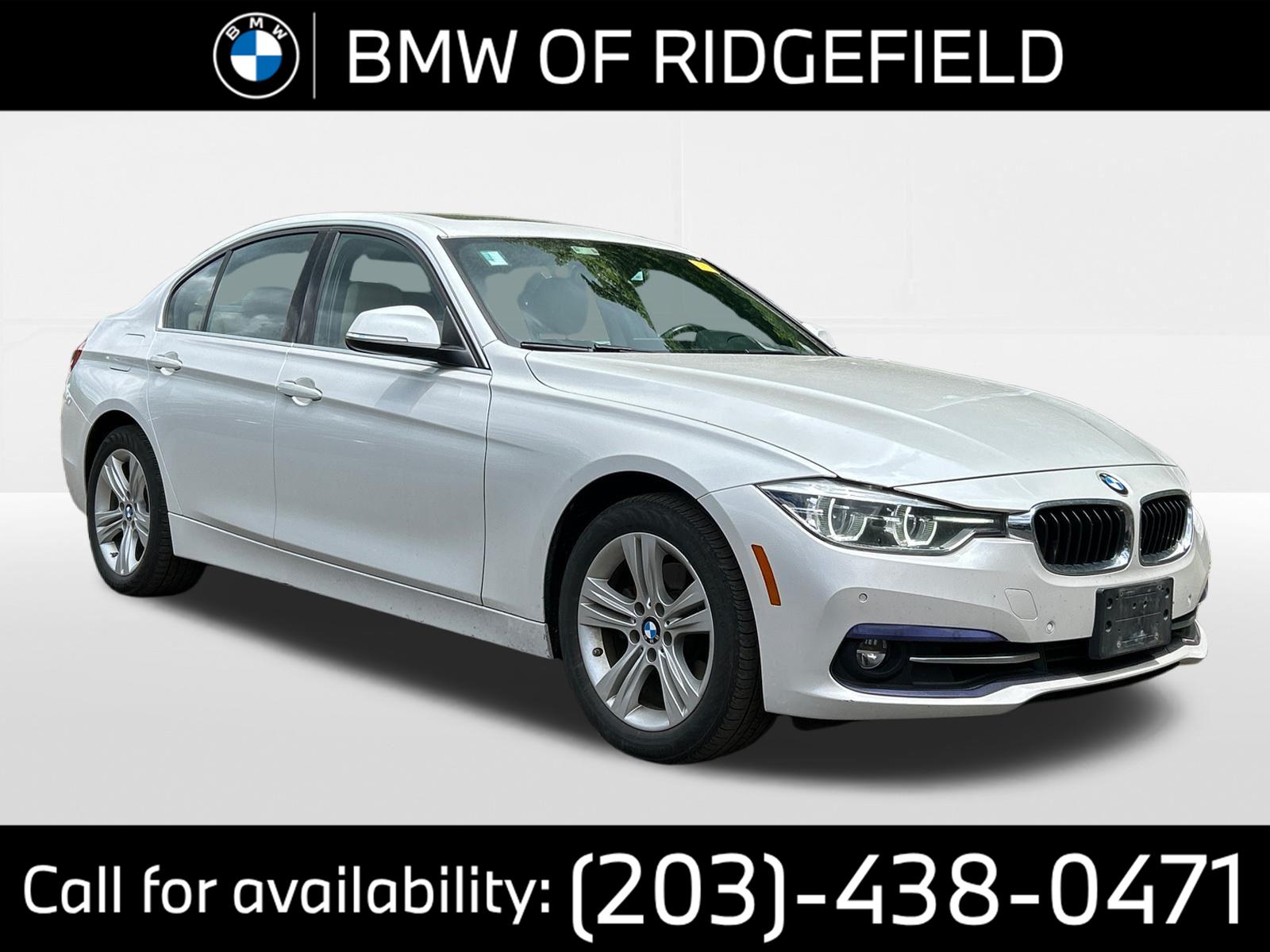Mineral White Metallic 2017 BMW 3 Series Sedan All-Wheel Drive Automatic