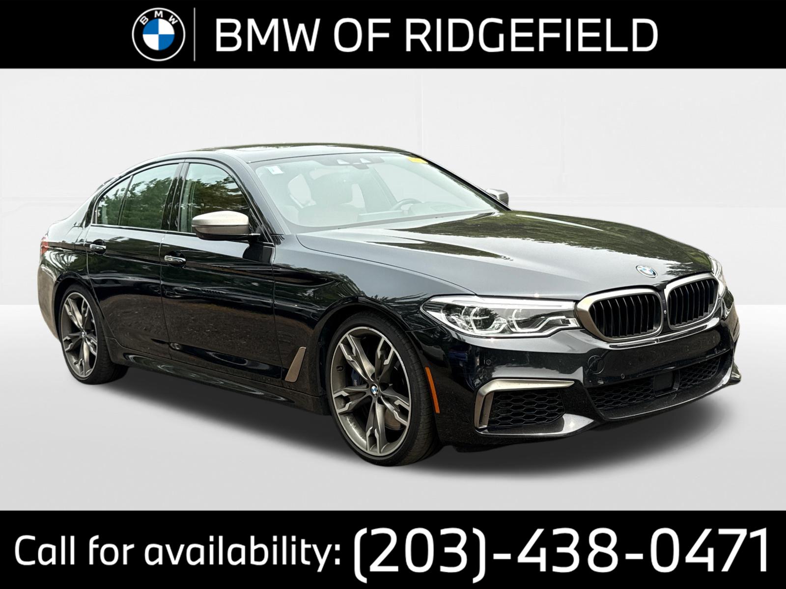 Black Sapphire Metallic 2018 BMW 5 Series Sedan All-Wheel Drive Automatic