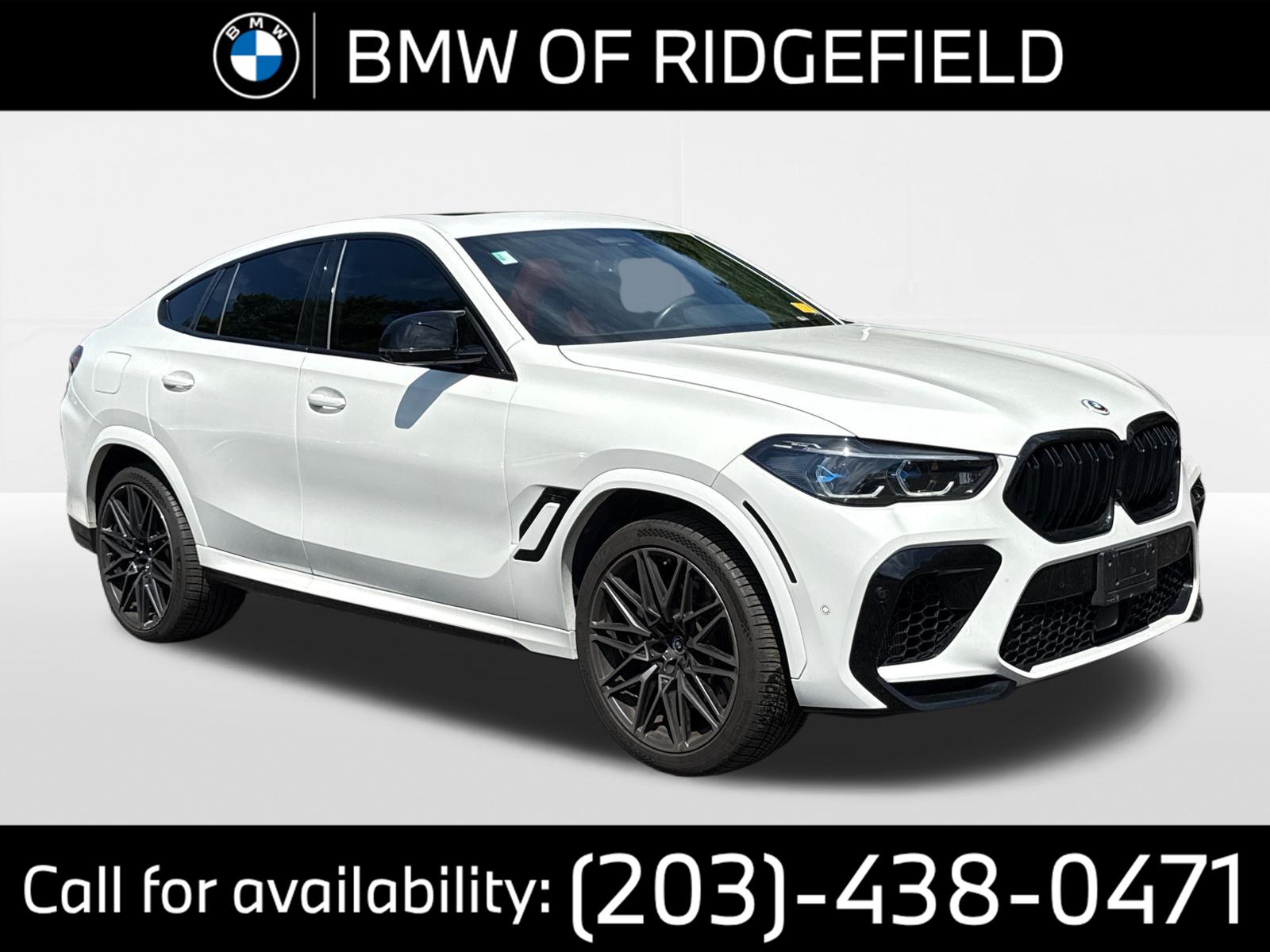 Alpine White 2023 BMW X6 M SUV / Crossover All-Wheel Drive Automatic