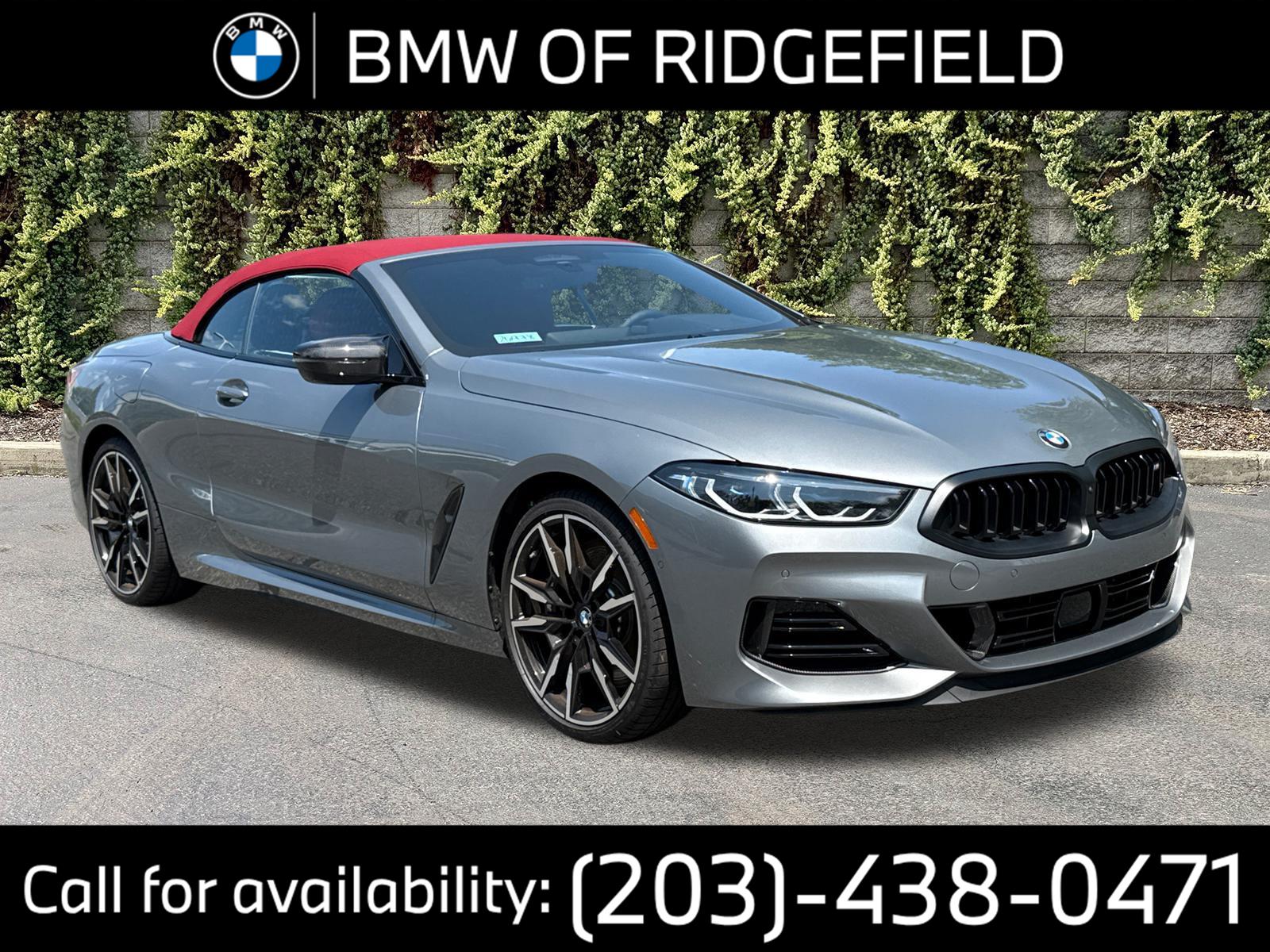 Gray (Skyscraper Grey Metallic) 2026 BMW 8 Series Convertible All-Wheel Drive Automatic