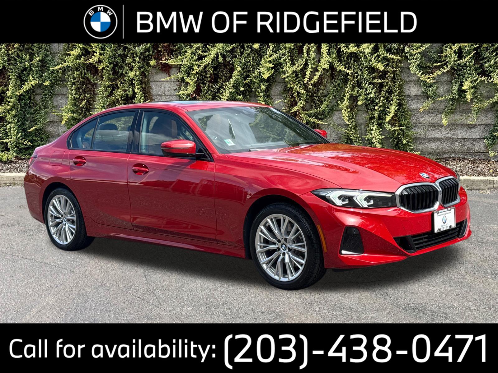 Melbourne Red Metallic 2023 BMW 3 Series Sedan All-Wheel Drive Automatic