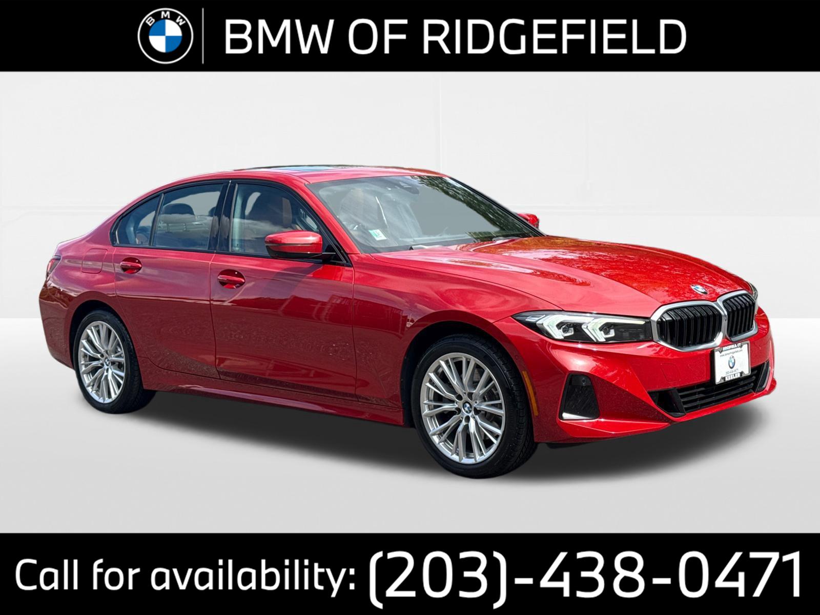 Melbourne Red Metallic 2023 BMW 3 Series Sedan All-Wheel Drive Automatic