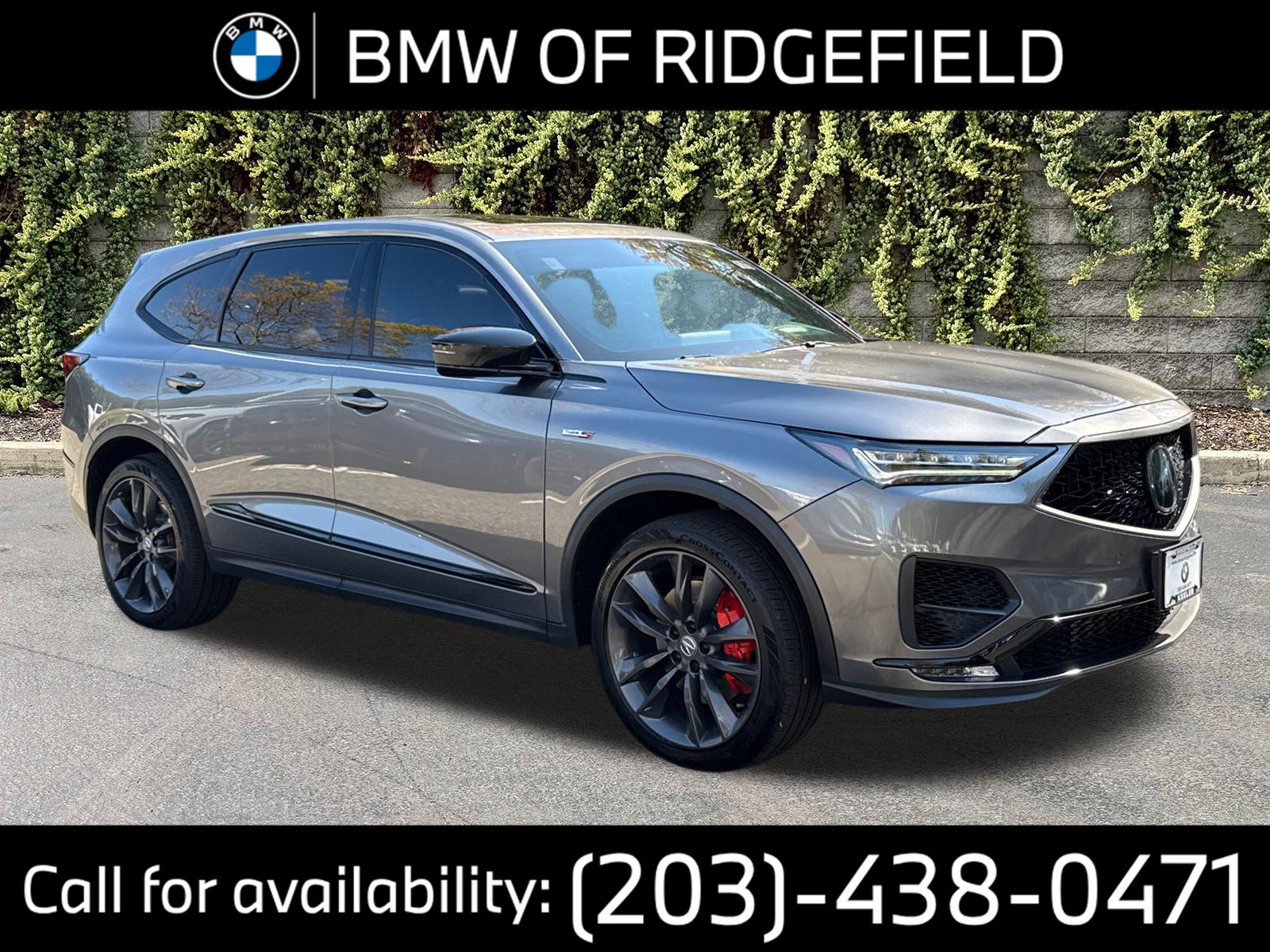 Liquid Carbon Metallic 2022 Acura MDX SUV / Crossover All-Wheel Drive Automatic