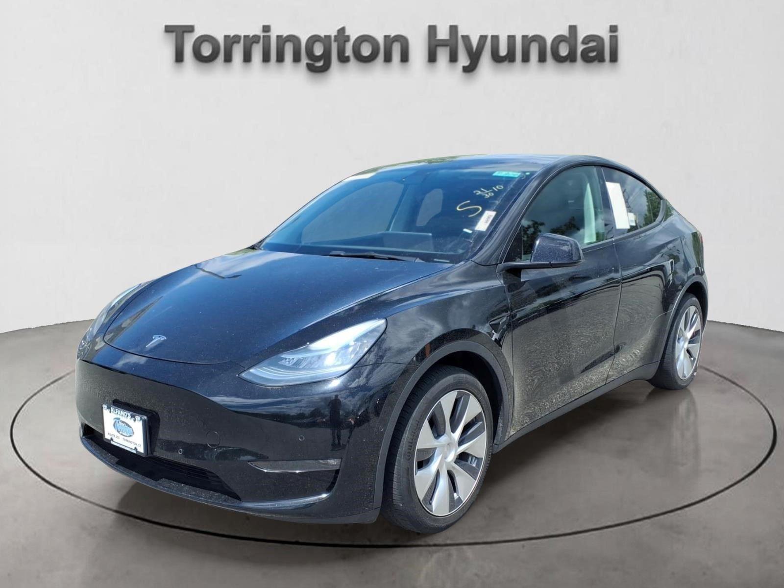 Solid Black 2021 Tesla Model Y SUV / Crossover All-Wheel Drive Automatic