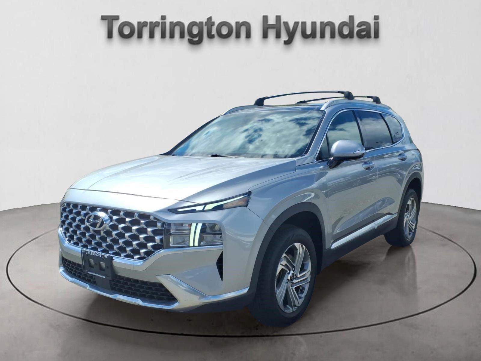 Shimmering Silver 2022 Hyundai Santa Fe SUV / Crossover All-Wheel Drive Automatic