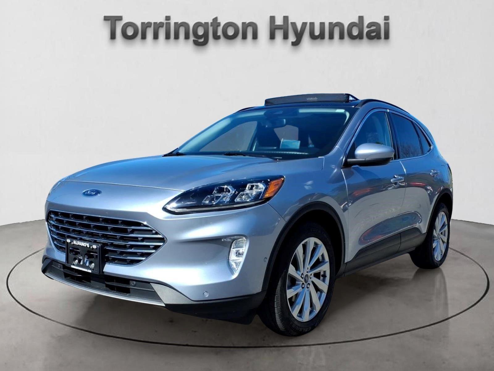 Iced Blue Silver 2022 Ford Escape SUV / Crossover All-Wheel Drive 8-Speed Automatic