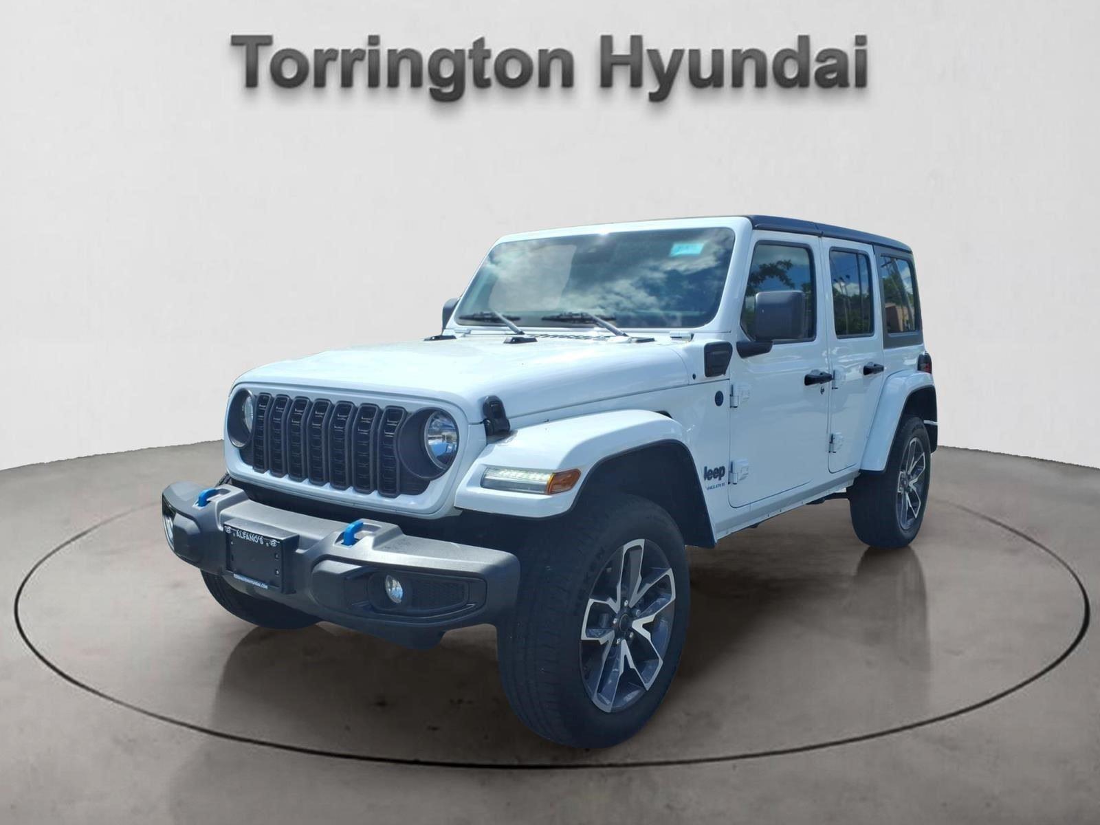 Bright White Clearcoat 2024 Jeep Wrangler 4xe SUV / Crossover Four-Wheel Drive 8-Speed Automatic