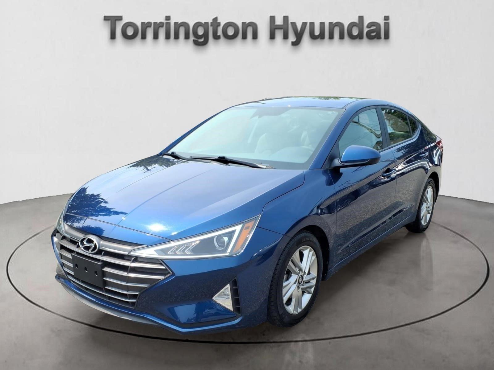 Lakeside Blue 2020 Hyundai Elantra Sedan Front-Wheel Drive Continuously Variable Transmission