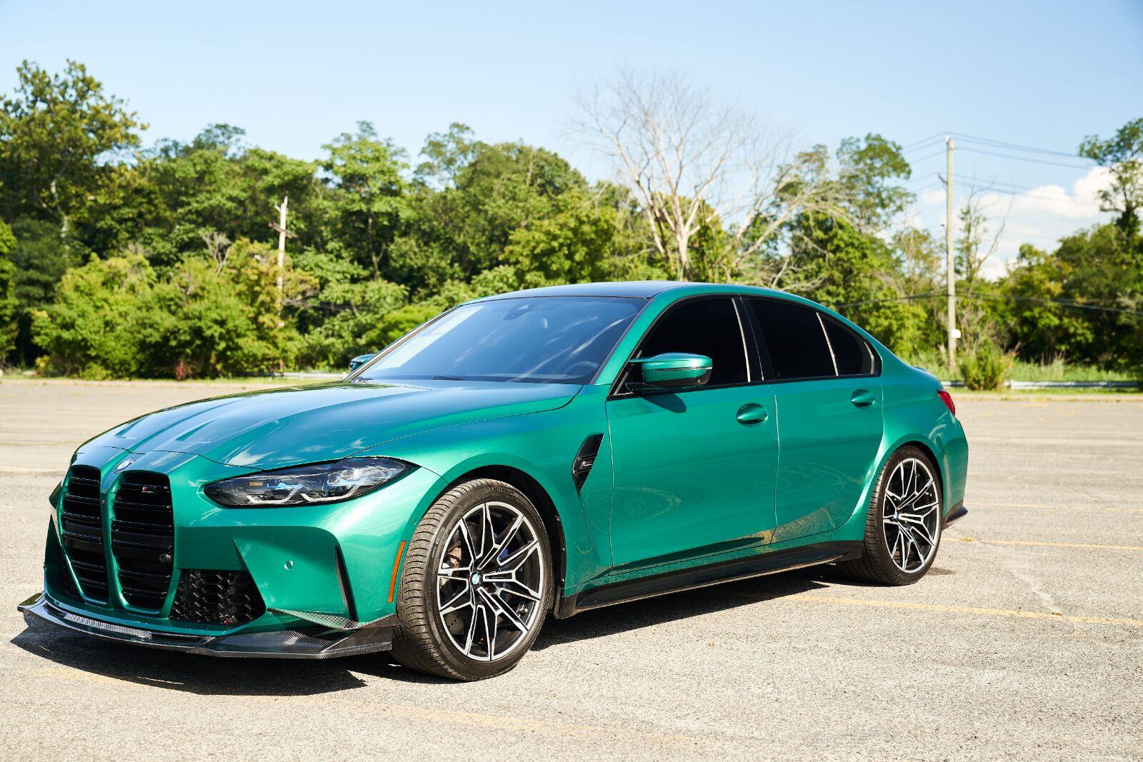 Isle of Man Green Metallic 2024 BMW M3 Sedan All-Wheel Drive Automatic